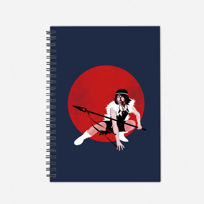 The Red Princess-none dot grid notebook-kharmazero