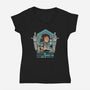 Life According To Reagan-womens v-neck tee-kgullholmen