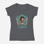 Life According To Reagan-womens v-neck tee-kgullholmen