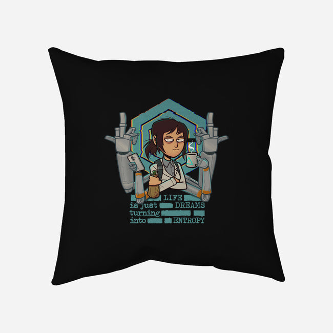 Life According To Reagan-none removable cover w insert throw pillow-kgullholmen