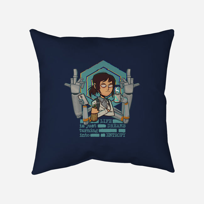 Life According To Reagan-none removable cover w insert throw pillow-kgullholmen