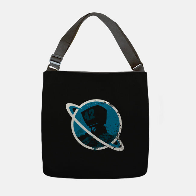 Deep In Thought-none adjustable tote bag-drbutler
