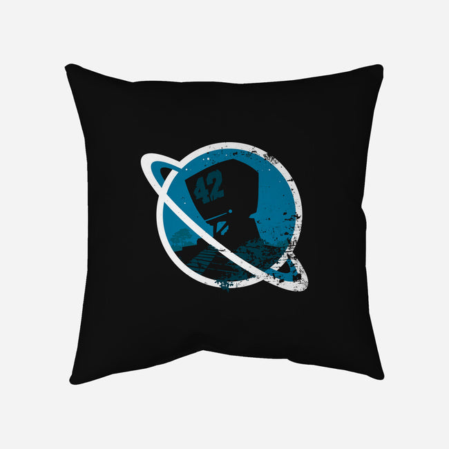 Deep In Thought-none removable cover w insert throw pillow-drbutler