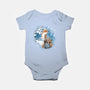 Japanese Fox-baby basic onesie-IKILO