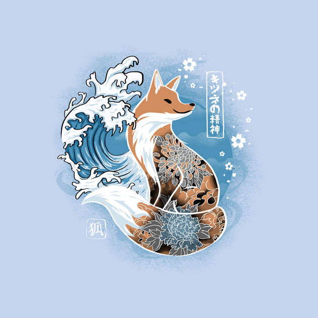 Japanese Fox-none glossy sticker-IKILO