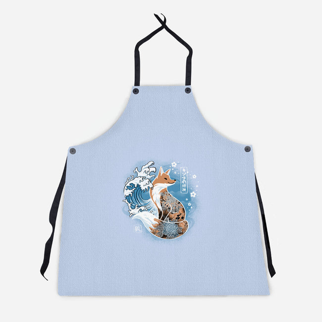 Japanese Fox-unisex kitchen apron-IKILO