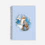 Japanese Fox-none dot grid notebook-IKILO