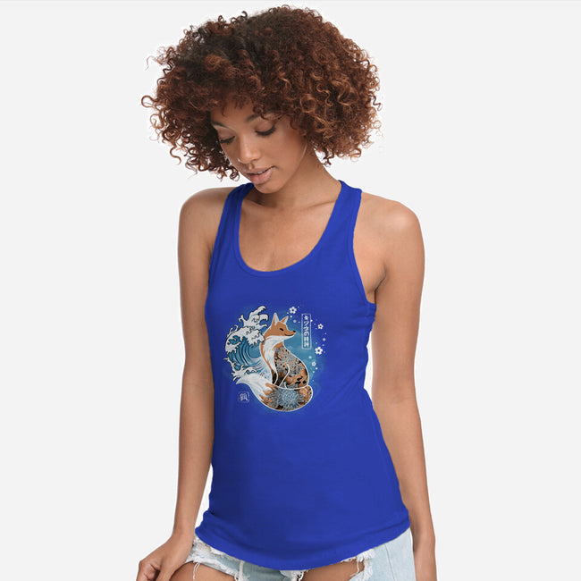 Japanese Fox-womens racerback tank-IKILO