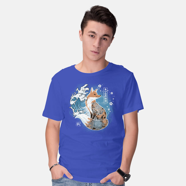 Japanese Fox-mens basic tee-IKILO