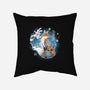Japanese Fox-none removable cover w insert throw pillow-IKILO