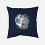 Japanese Fox-none removable cover w insert throw pillow-IKILO