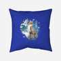 Japanese Fox-none removable cover w insert throw pillow-IKILO