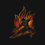 The Fire Bender-none removable cover w insert throw pillow-kharmazero
