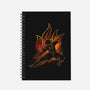 The Fire Bender-none dot grid notebook-kharmazero