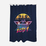 Neon Ghost-none polyester shower curtain-jrberger