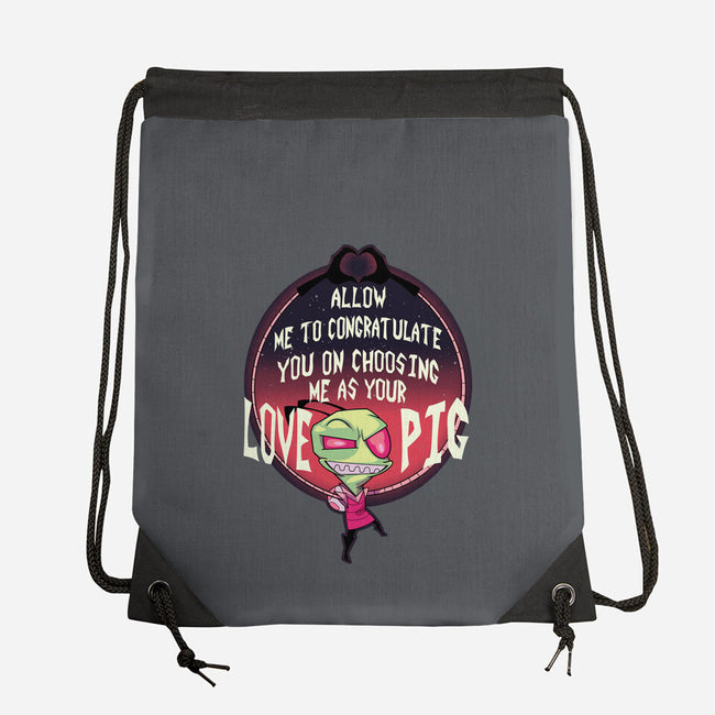 Love Pig-none drawstring bag-SeamusAran
