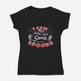 I Can Show You Some Spooks-womens v-neck tee-tobefonseca