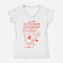 Take A Break-womens v-neck tee-Stupella