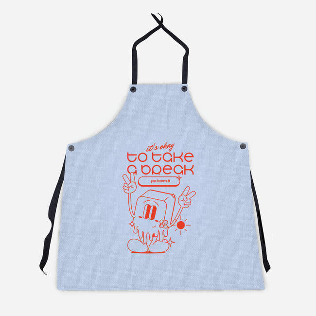 Take A Break-unisex kitchen apron-Stupella