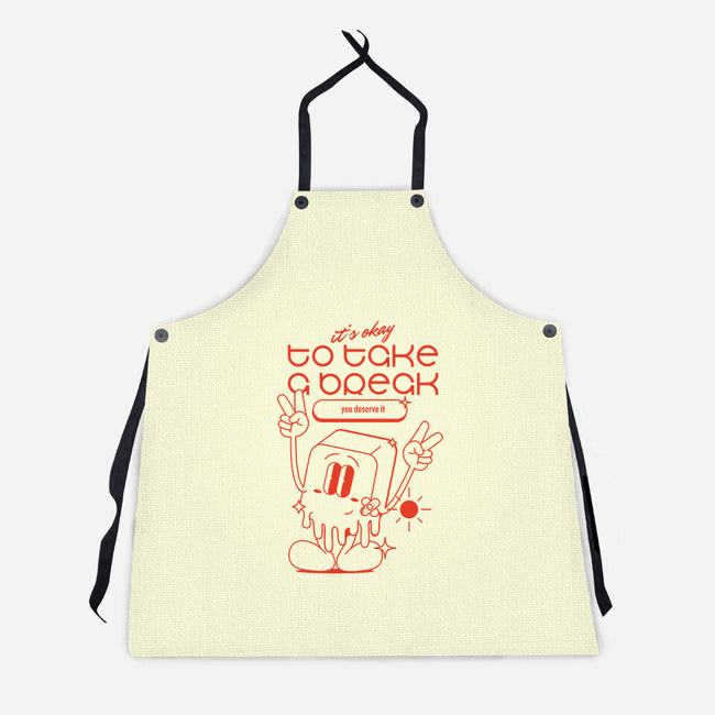 Take A Break-unisex kitchen apron-Stupella