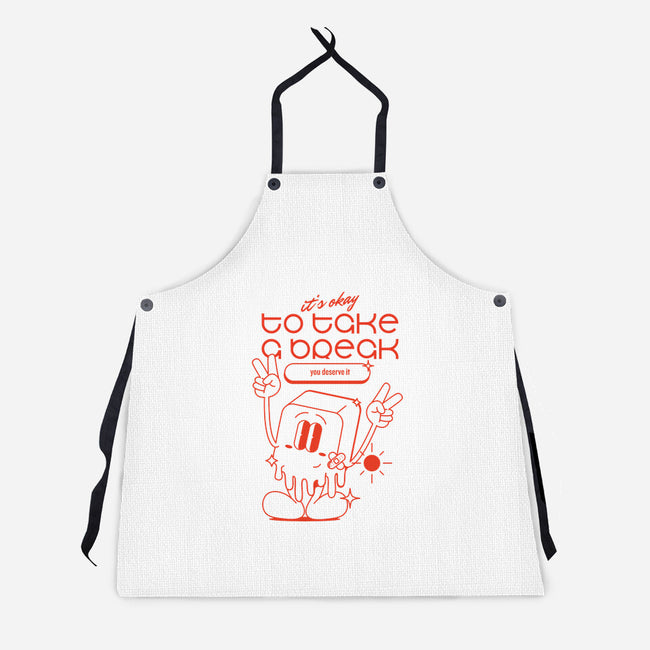 Take A Break-unisex kitchen apron-Stupella