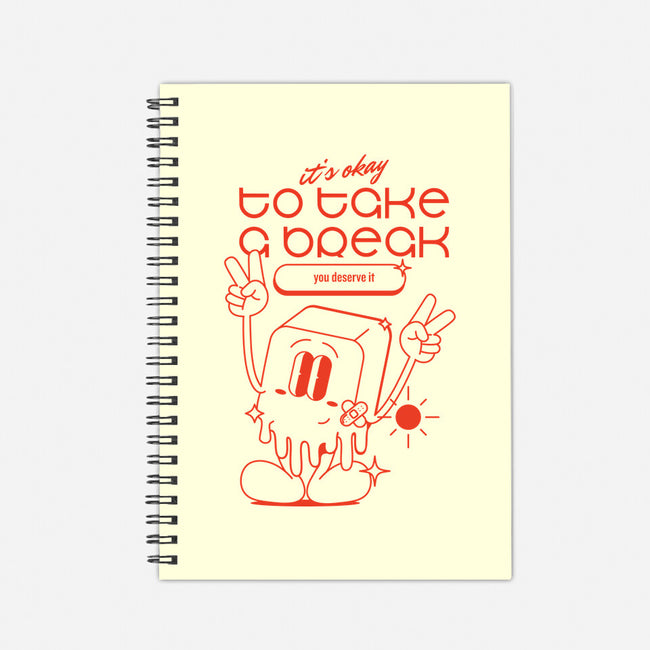 Take A Break-none dot grid notebook-Stupella