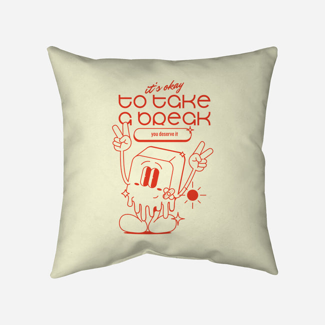 Take A Break-none removable cover w insert throw pillow-Stupella