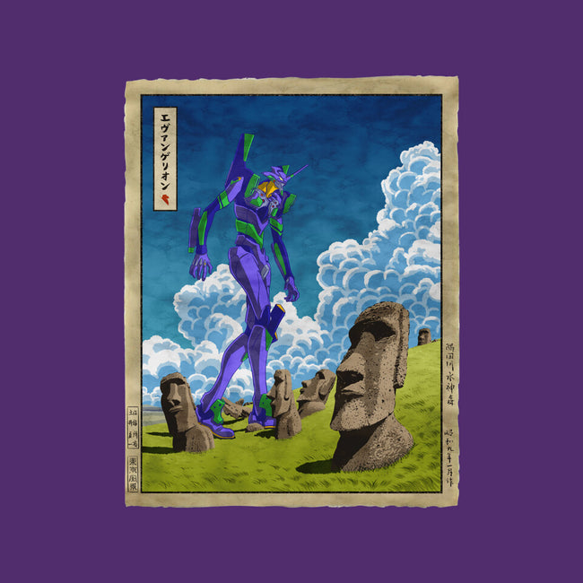 Colossus On Easter Island-none stretched canvas-albertocubatas