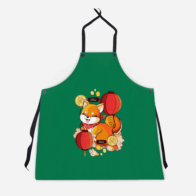 Inu-unisex kitchen apron-Vallina84