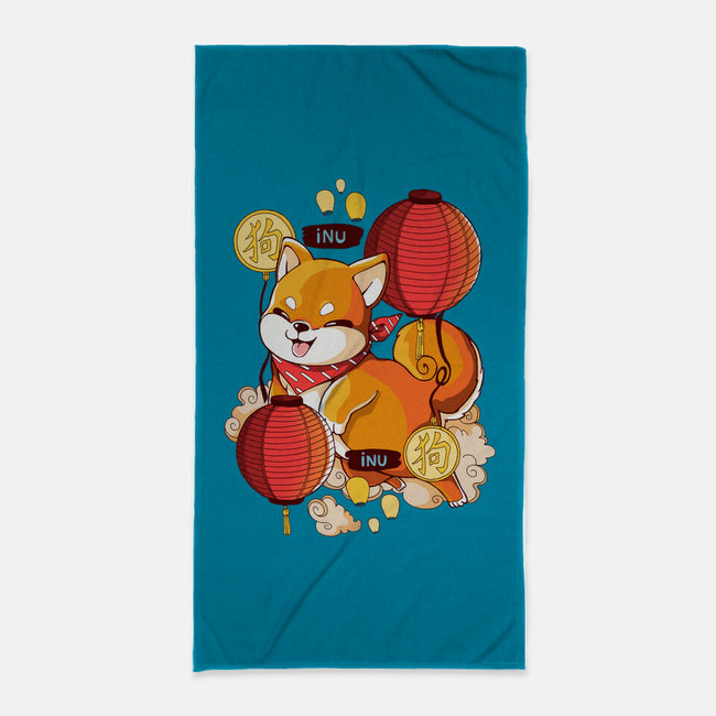 Inu-none beach towel-Vallina84