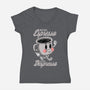 More Espresso Less Despresso-womens v-neck tee-Tri haryadi