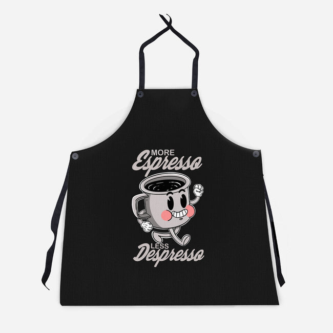 More Espresso Less Despresso-unisex kitchen apron-Tri haryadi