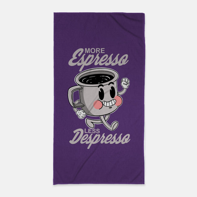 More Espresso Less Despresso-none beach towel-Tri haryadi