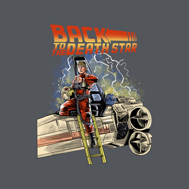 Back To The Death Star-womens v-neck tee-zascanauta