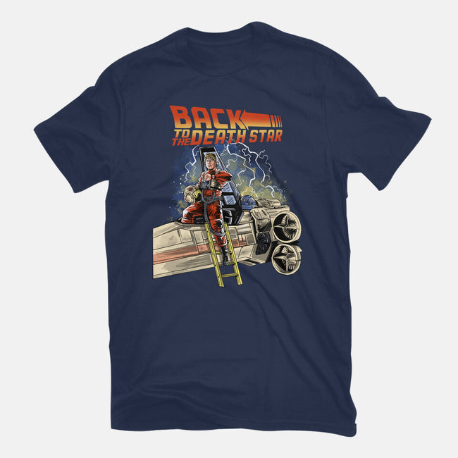 Back To The Death Star-womens fitted tee-zascanauta