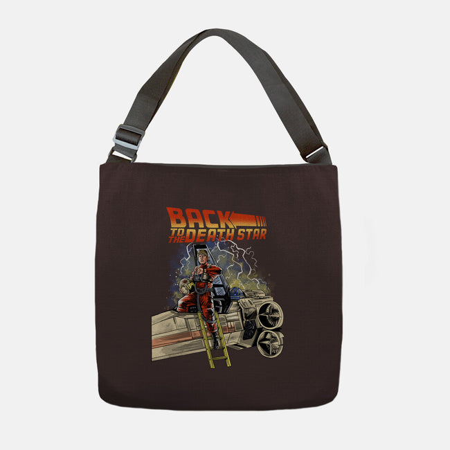 Back To The Death Star-none adjustable tote bag-zascanauta
