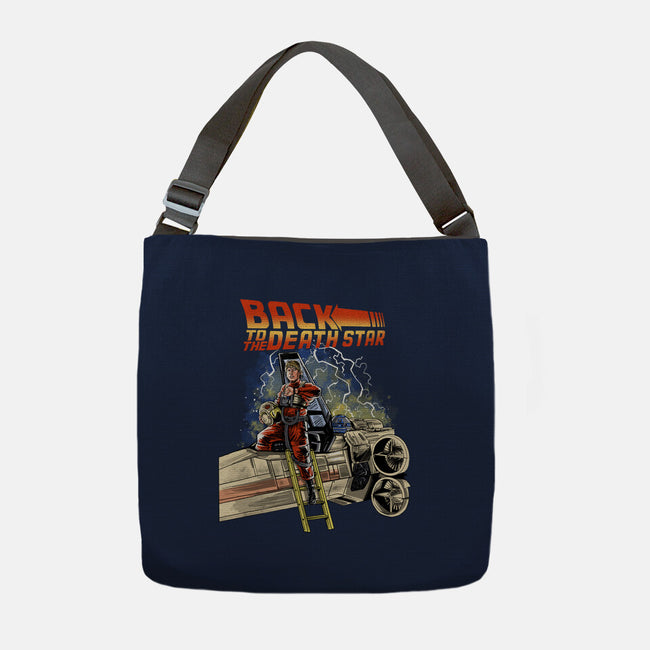 Back To The Death Star-none adjustable tote bag-zascanauta