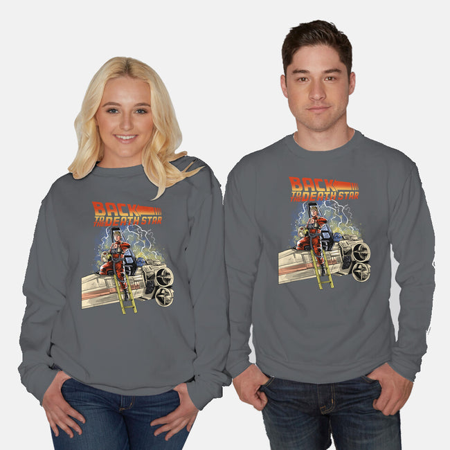 Back To The Death Star-unisex crew neck sweatshirt-zascanauta