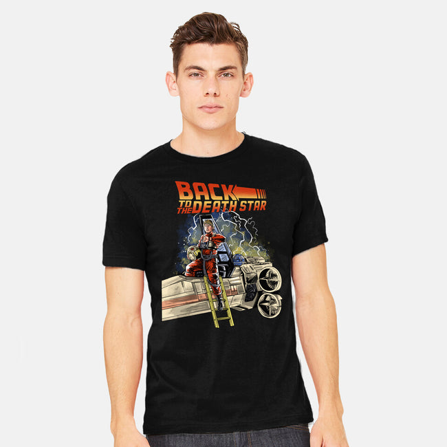 Back To The Death Star-mens heavyweight tee-zascanauta