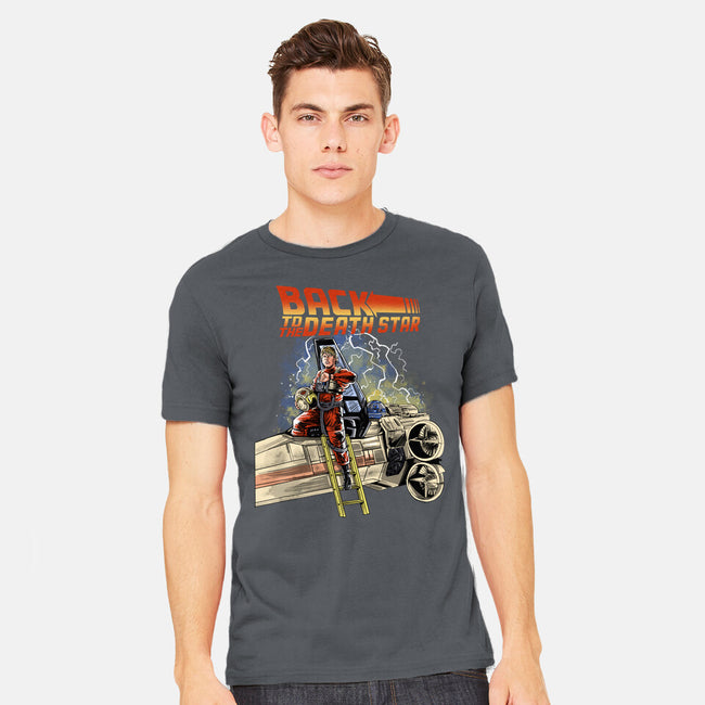 Back To The Death Star-mens heavyweight tee-zascanauta