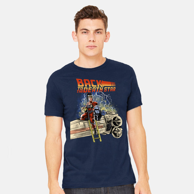 Back To The Death Star-mens heavyweight tee-zascanauta