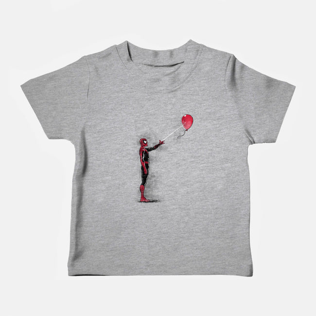 Spider With Balloon-baby basic tee-zascanauta