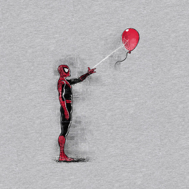 Spider With Balloon-womens fitted tee-zascanauta