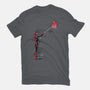 Spider With Balloon-womens fitted tee-zascanauta
