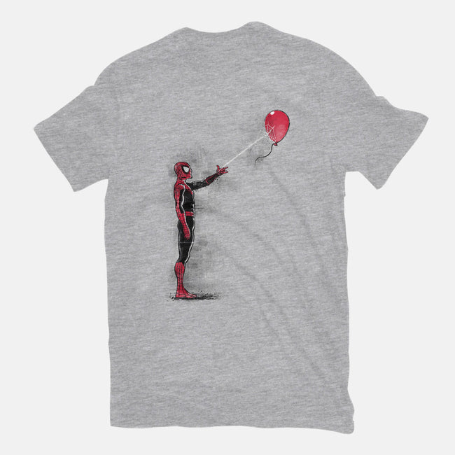 Spider With Balloon-womens fitted tee-zascanauta
