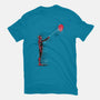 Spider With Balloon-womens fitted tee-zascanauta