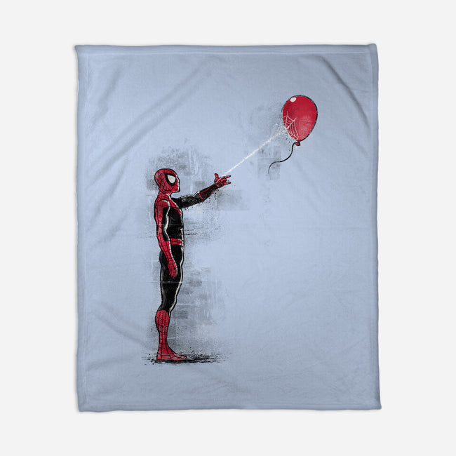 Spider With Balloon-none fleece blanket-zascanauta