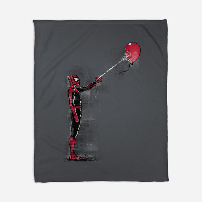 Spider With Balloon-none fleece blanket-zascanauta