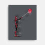 Spider With Balloon-none stretched canvas-zascanauta