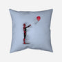 Spider With Balloon-none removable cover throw pillow-zascanauta